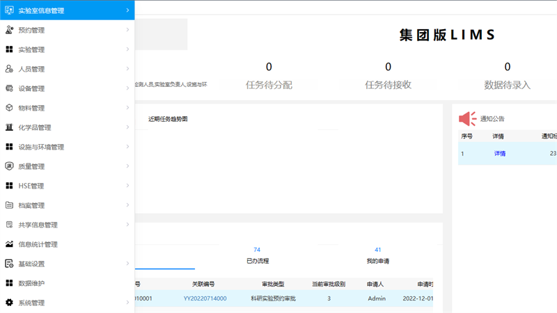 香妃直播软件下载lims運營管理係統